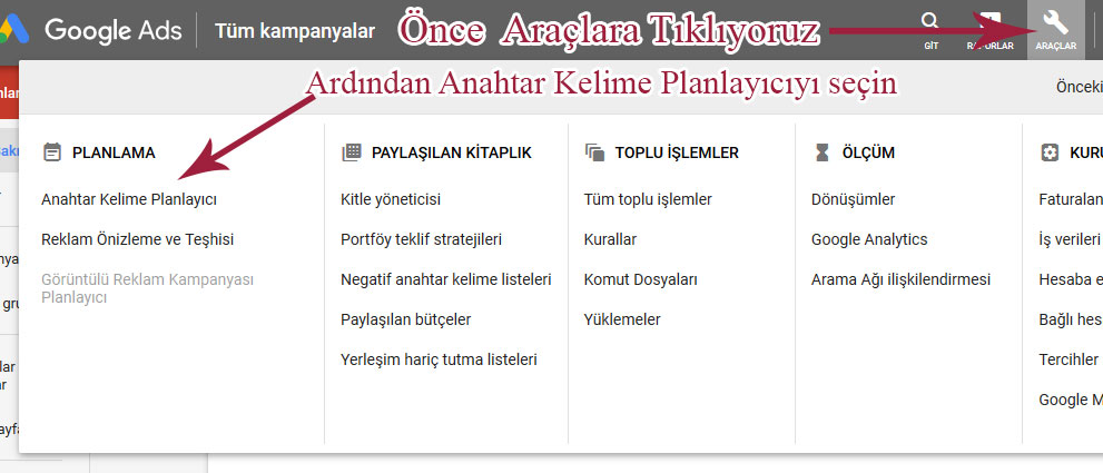 Anahtar Kelime Planlayıcı